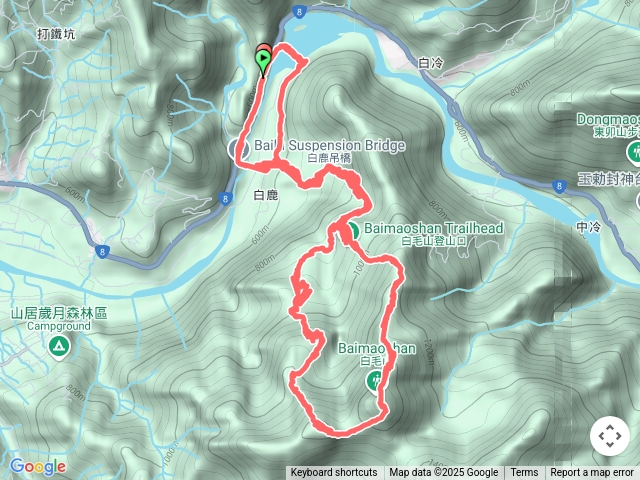 白毛山順走1450峰及馬鞍壩