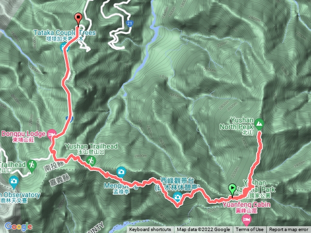 玉山主北峰