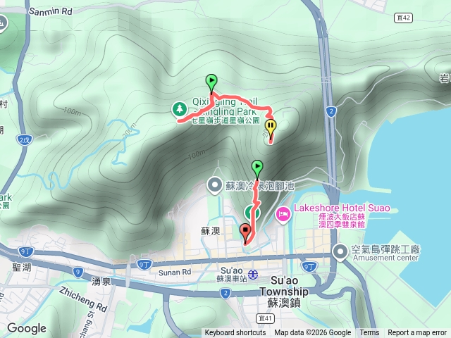 蘇澳七星嶺回程