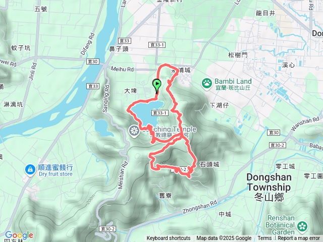 20250705 梅花湖-大陂丘-茅埔圍山8字型