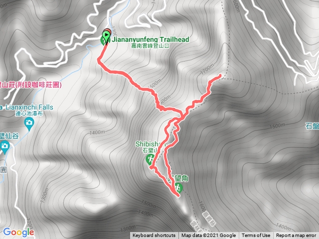 石壁山嘉南雲峰步道uvi