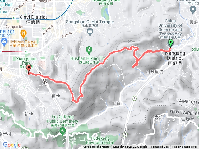 南港到象山縱走