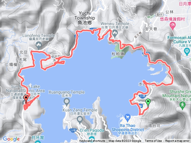 日月潭徒步環湖