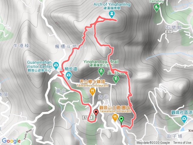觀音山小北插大峭壁