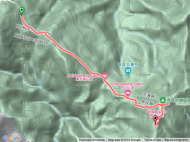 奇萊主北二日（第一天）