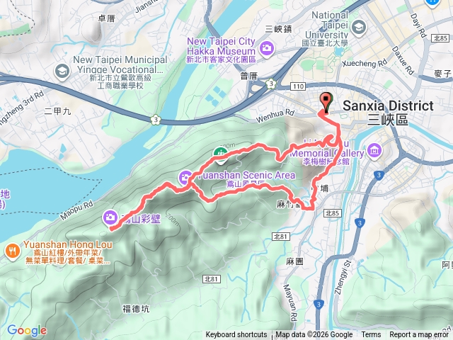 三峽鳶山彩虹絕壁預覽圖