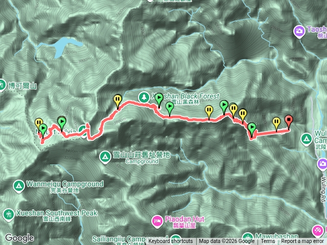 雪山下翠池（翠池、下翠池、中翠池）預覽圖