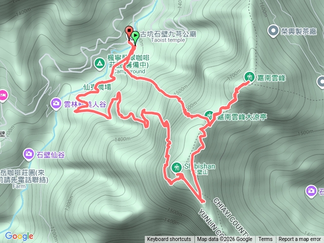 石壁山嘉南雲峰O形預覽圖