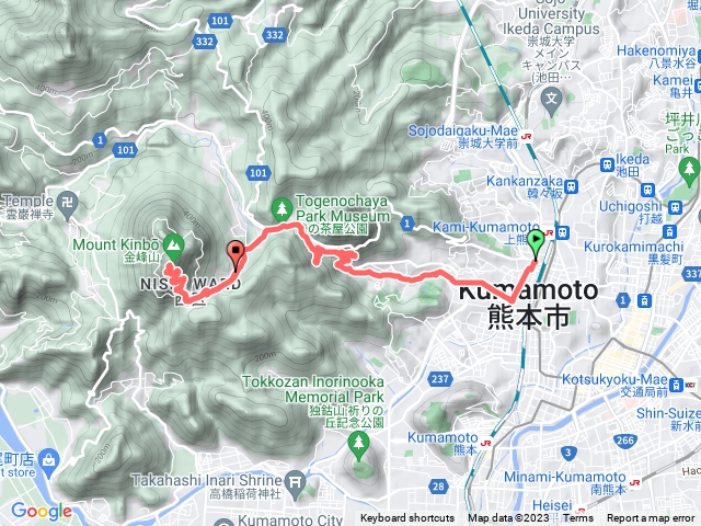 熊本金峰山 健行筆記