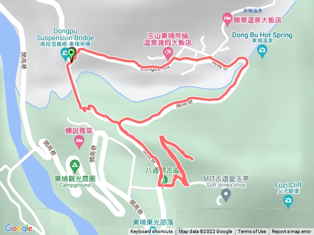 東埔吊橋八通關古道散步