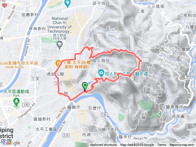 2023.11.26 咬人狗坑登山步道(三汀山)之大O形走預覽圖