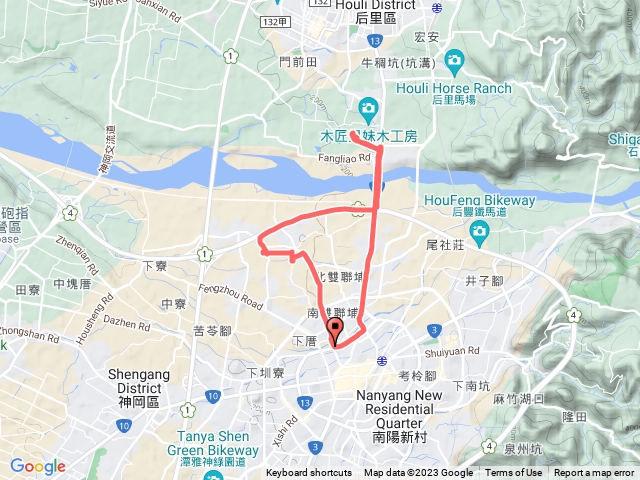 🔺台中/神岡、后豐/四股➡️二十八番➡️枋寮（大甲溪町杭標）