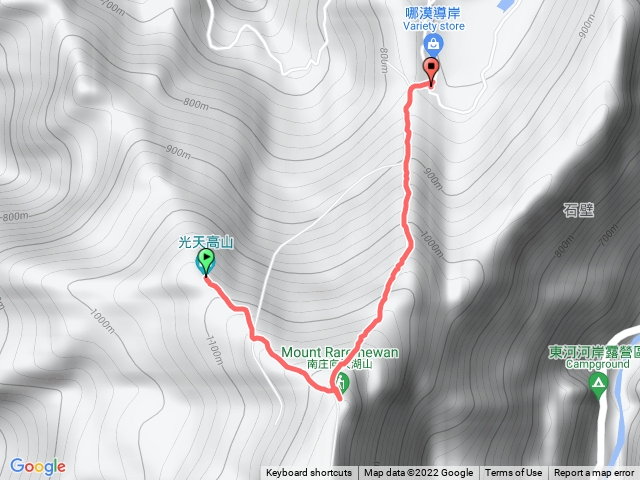 光天高山and向天湖山