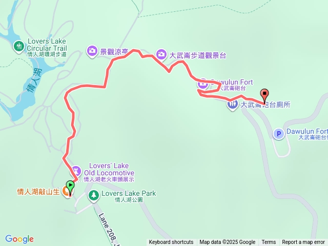 小百岳集起來情人湖、大武崙砲台、大武崙山步道20250826114114
