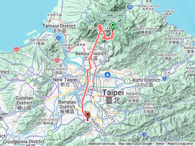 七星山苗圃進冷水坑出