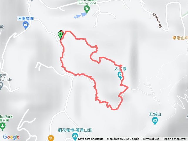 太極嶺好漢坡O形（石門路68號登山口）