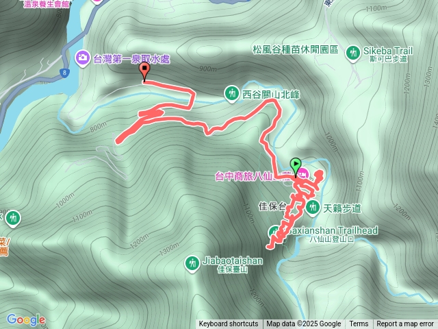 114/8/23八仙山森林遊樂區步道群