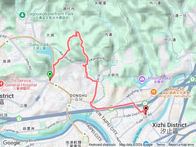 康樂山（大湖公園入口，水源頭出口）