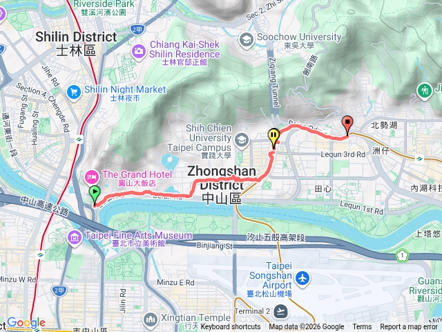 北安路(823砲戰紀念公園到內湖路一段)