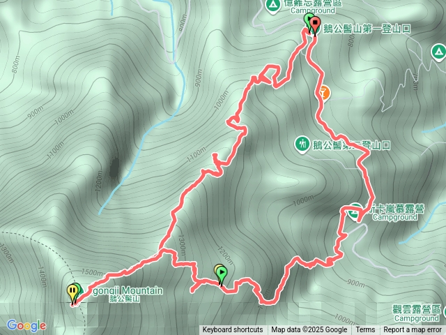鵝公髻山第一登山口預覽圖