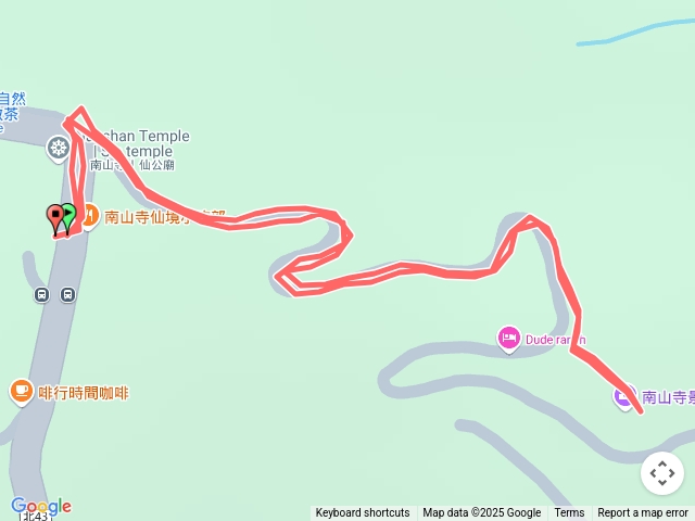 坪林區南山寺茶園梯田