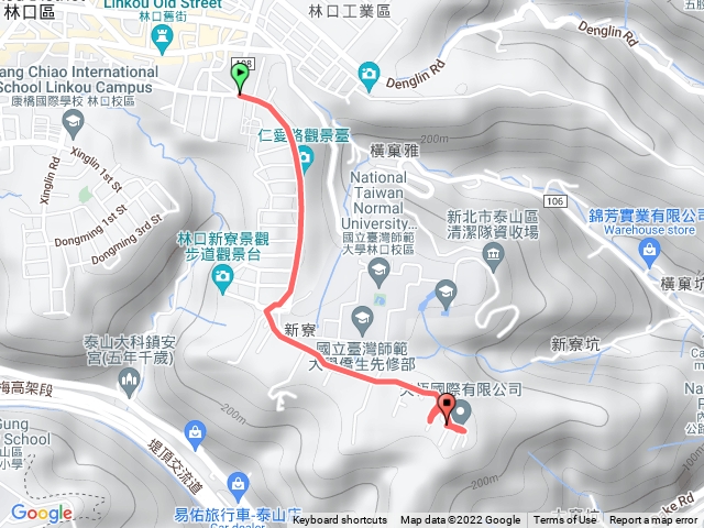 新北/林口/新寮山，H256m (土調局圖根點 | 覆蓋）