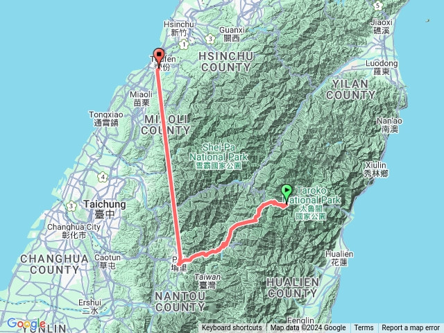 花蓮／中橫／台北20241212