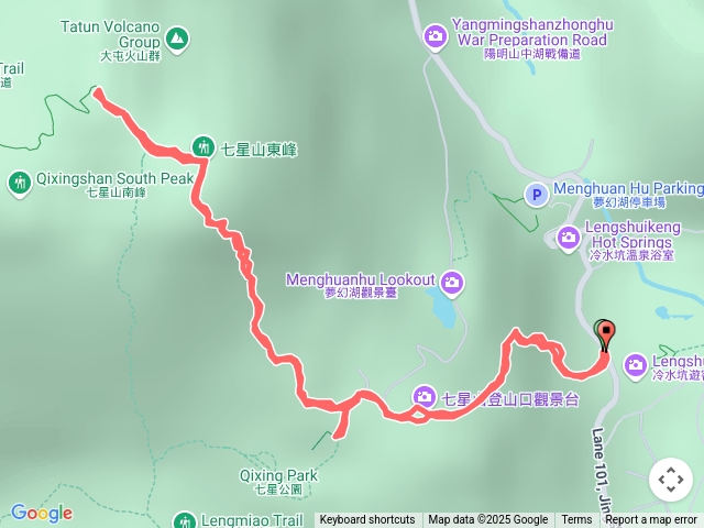 冷水坑上七星山