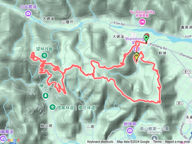 宜蘭望龍三仙燈篙林道肖楠步道