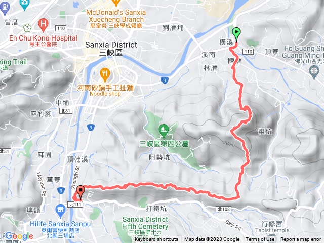 溪南尖山+主公山+王公坑山