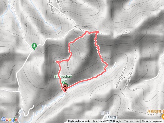 眺望群山之牛石山O型路線