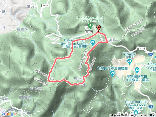 2021-01-10 二子坪-大屯山主峰