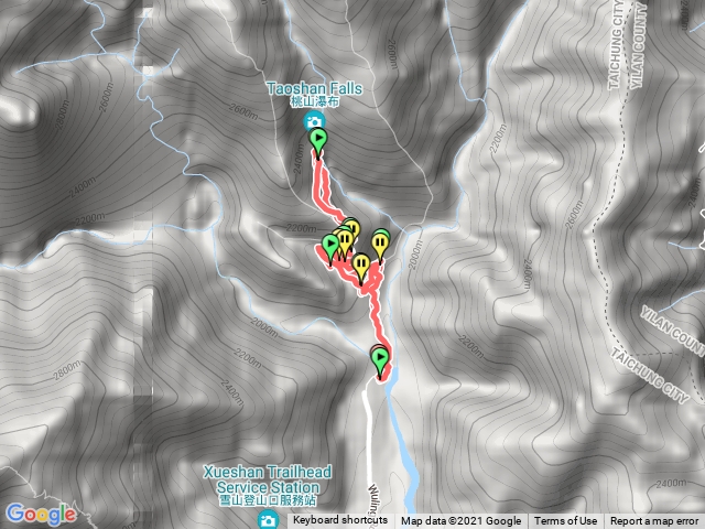 桃山瀑布步道202108