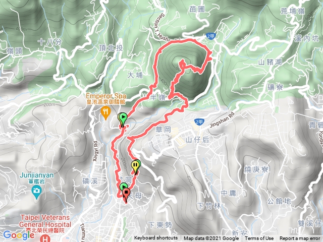 天母古道-紗帽山-橫嶺古道-半嶺步道