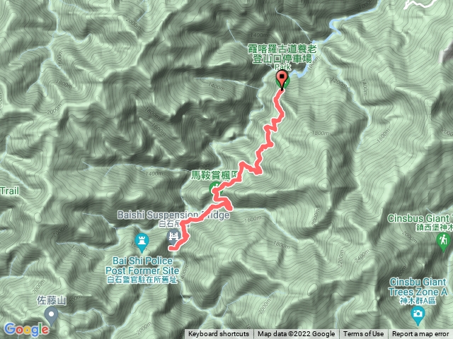 霞喀羅登山步道-養老登山口