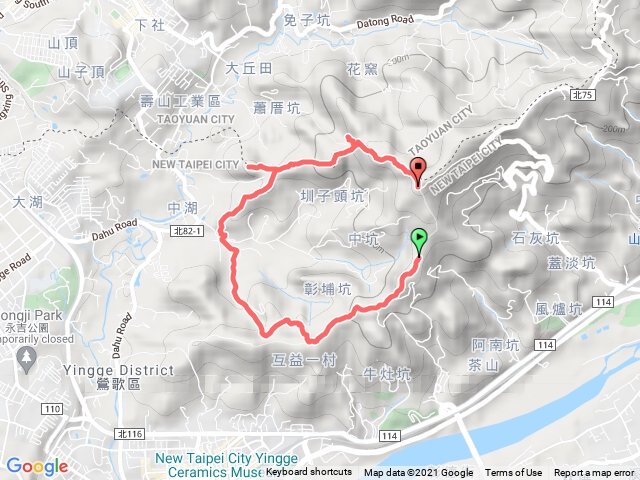 北臨步道縱走鶯歌大湖山