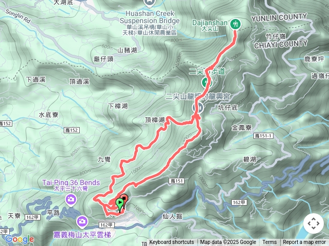 雲嘉五連峰小O繞
