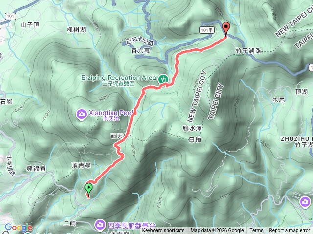 台北大縱走第一段的後段