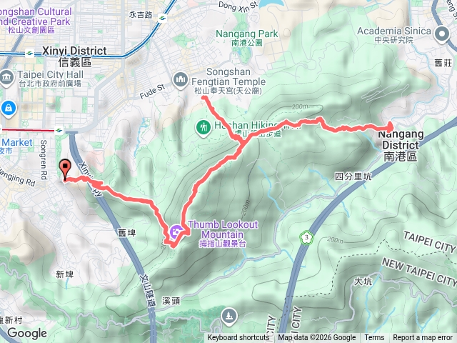 九五峰三進三出