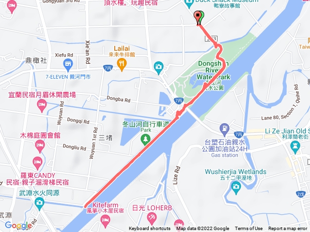 慢行 - 2022 步道 #18 - 冬山河北岸