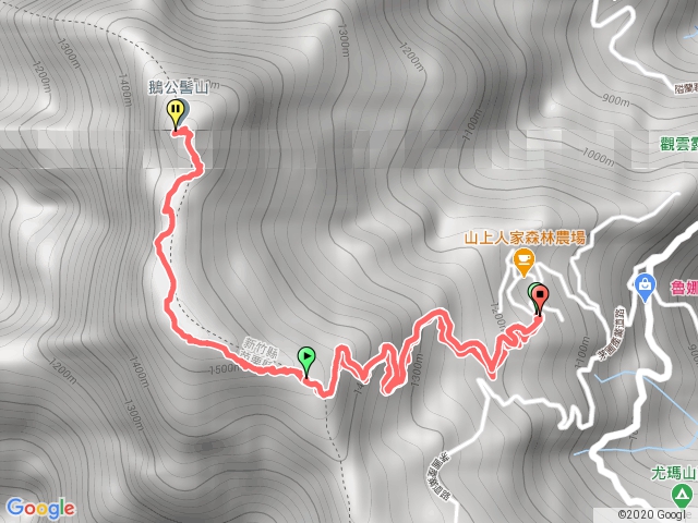 鵝公髻山 (山上人家起登) 20190714