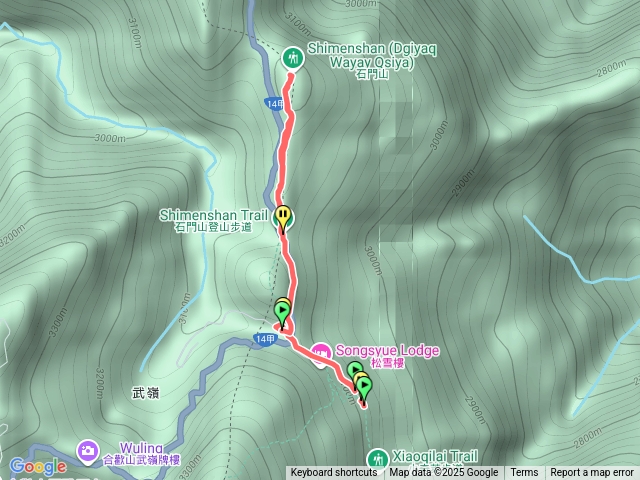 合歡石門山預覽圖