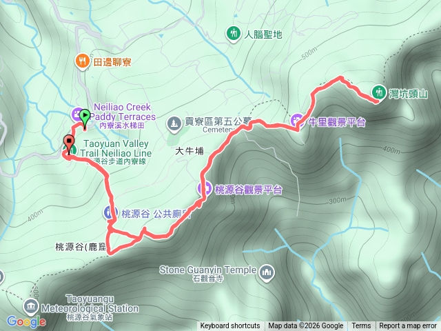 內寮線桃園古道來回