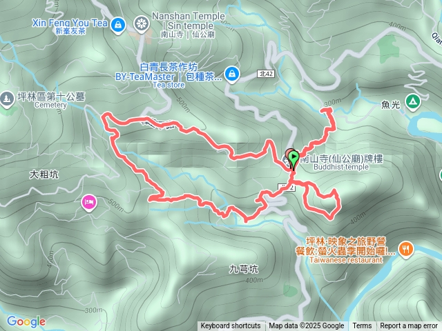 漁光通學古道、大舌湖山、九芎坑古道、九芎坑圳沽古道