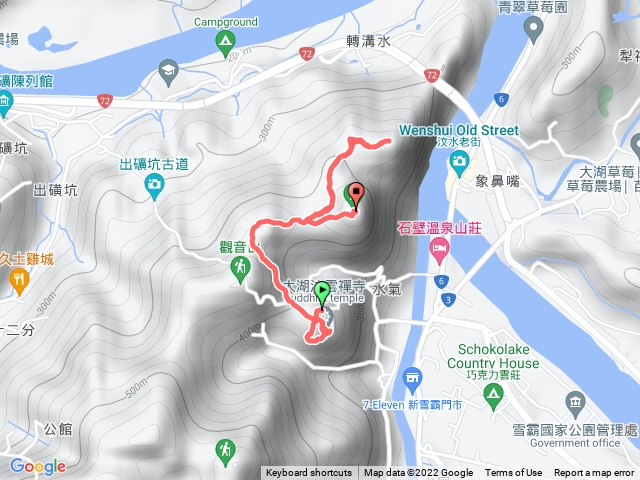  法雲禪寺~汶水山~金童山~ 玉女山~ 法雲禪寺Y型