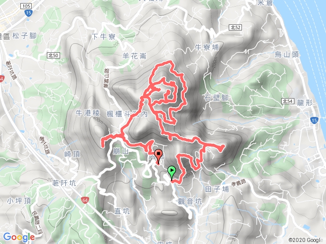 20191016 觀音山 (小北插、摩天嶺、尖山連峰、三五八、北橫)