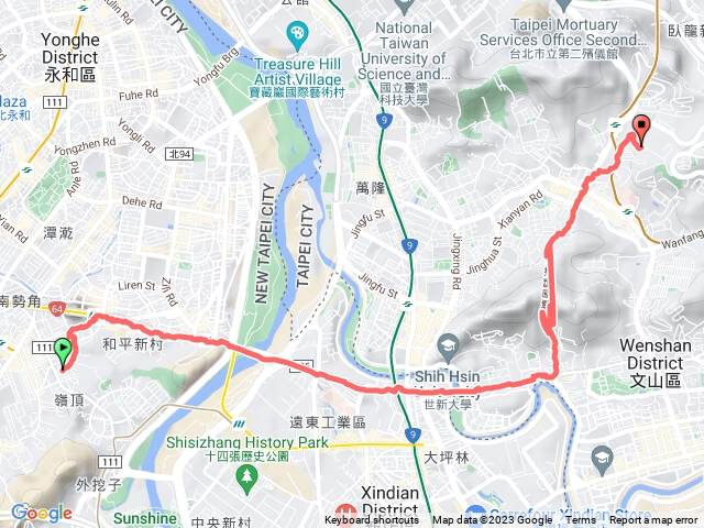 新店安坑到木柵