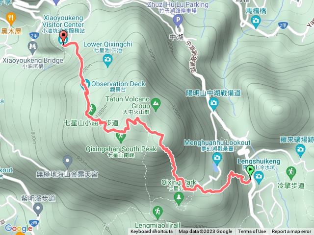 20230227 七星山（冷水坑—小油坑）