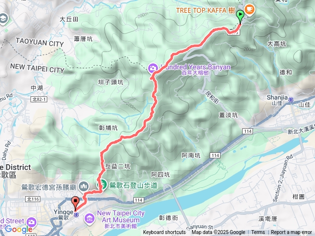 2025微笑山線大縱走尋寶集章任務微笑山線：【大棟山系】百年大榕樹段202509201702