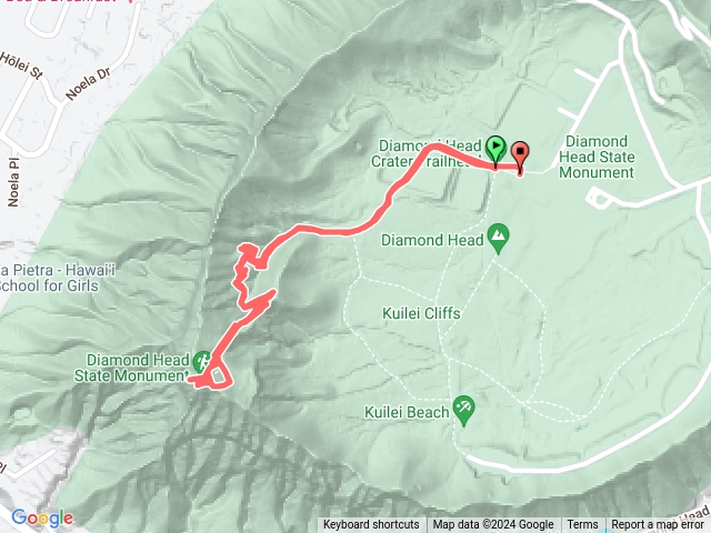 夏威夷歐胡島鑽石頭山